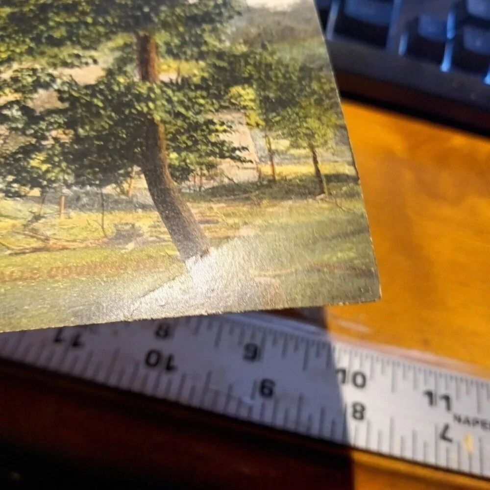 Starved Rock IL-Illinois, Fishburn Canyon, Rock Formation 1911 Vintage Postcard - Picture 2 of 4